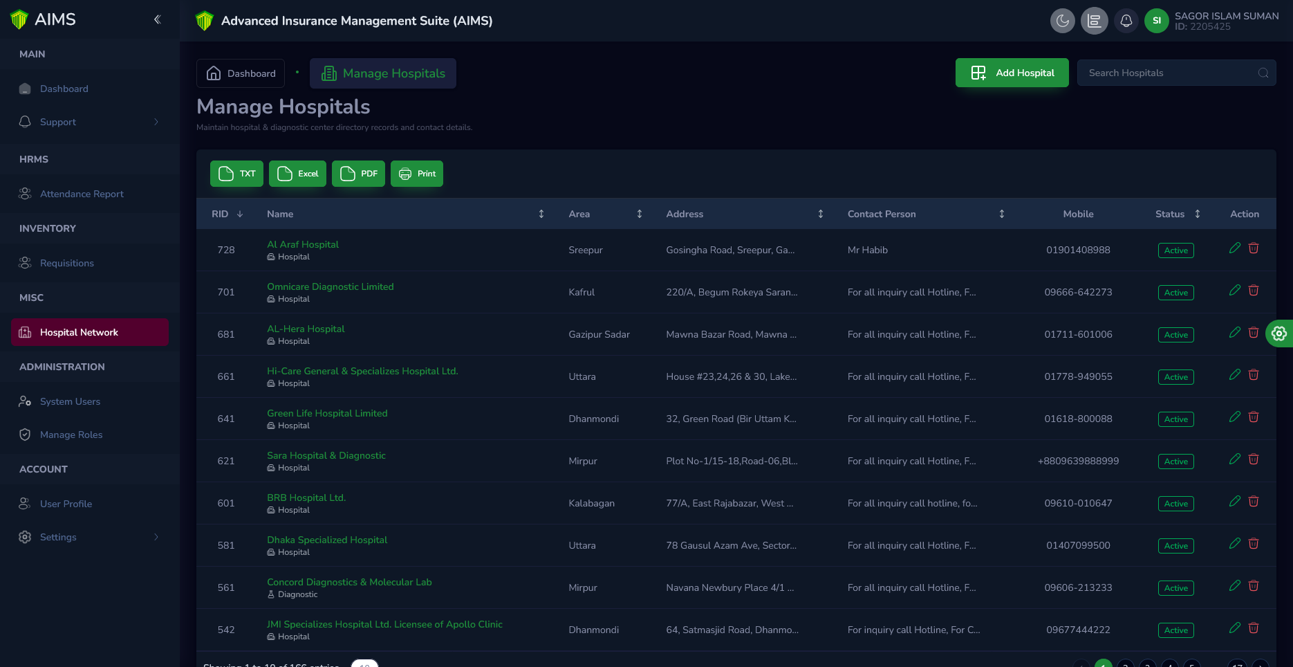 Partner Hospital Network & Cashless Facilities screenshot 1