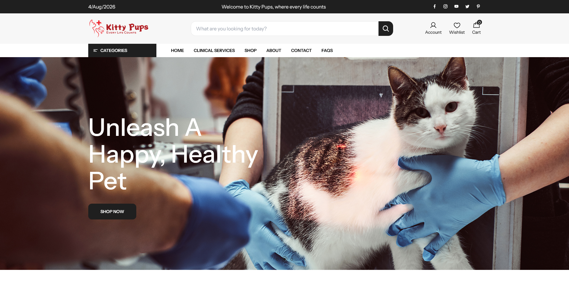 KittyPups — Vet Clinic & Pet Care Platform