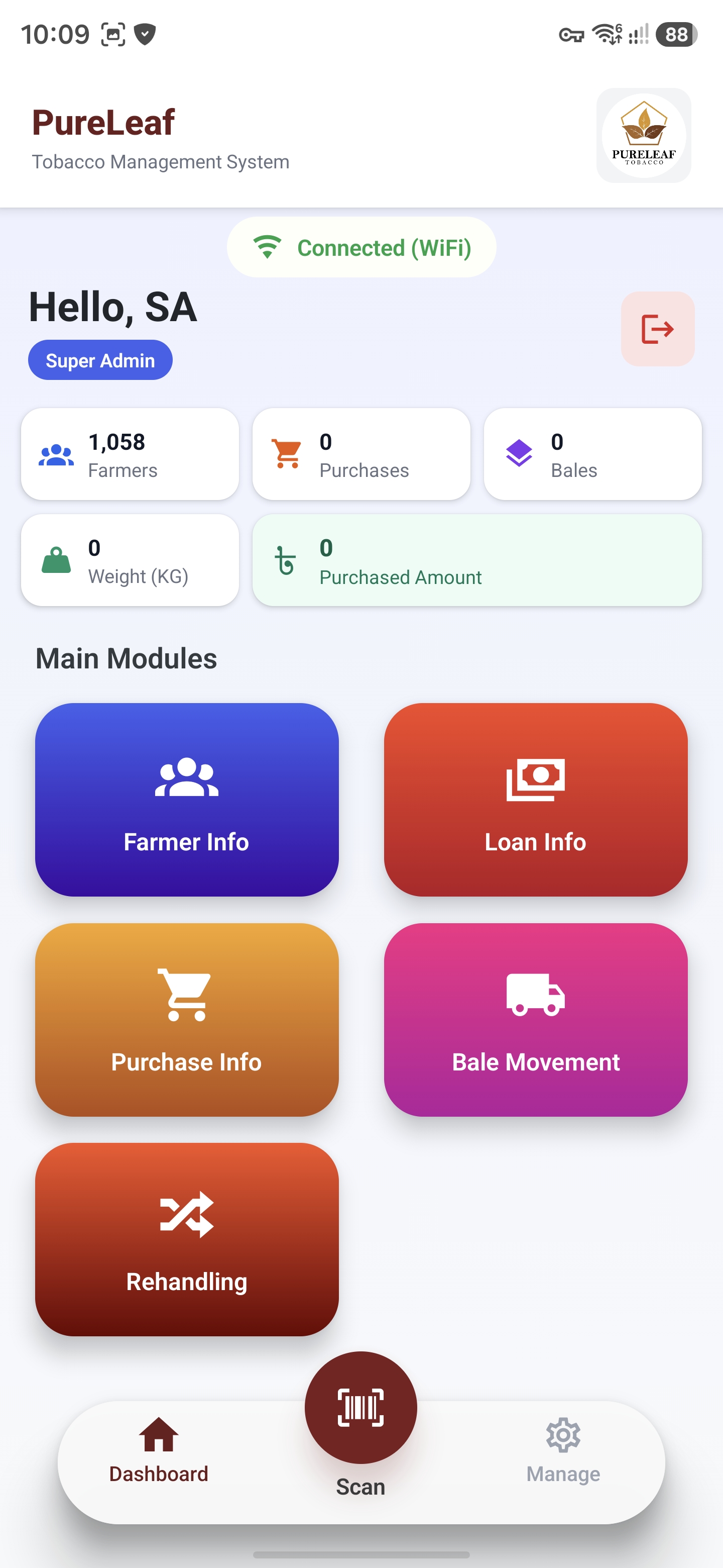 PureLeaf — Agricultural ERP & Procurement Mobile Suite